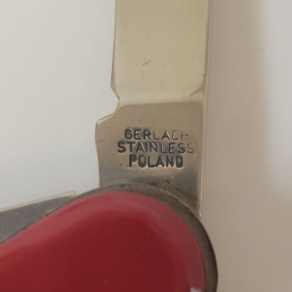 Vtg Gerlach Stainless Multi Tool Scissors Corkscrew - Picture 4 of 5